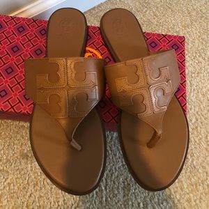 Tory Burch Jamie Logo Thong Sandals